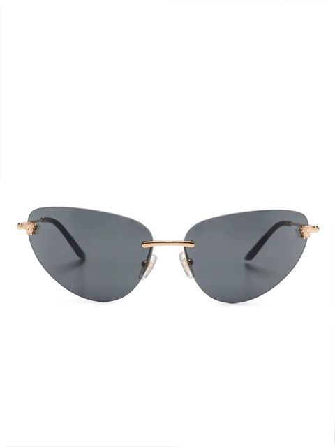 Versace Eyewear geometric-frame sunglasses - Gold - zdjęcie produktu nr 1