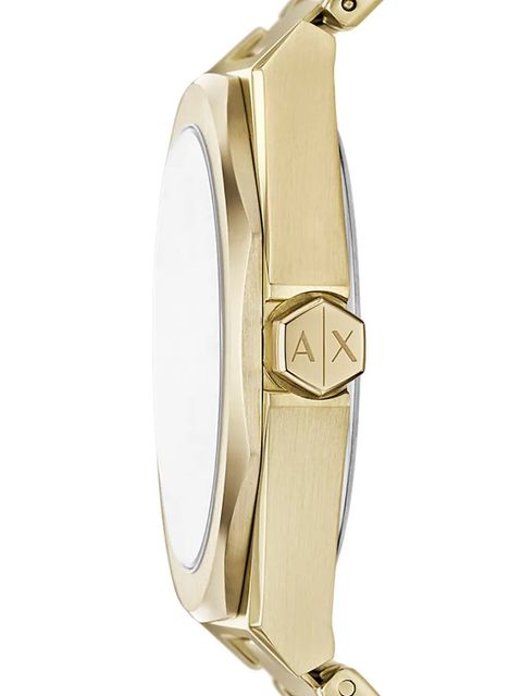 Armani Exchange zegarek damski kolor złoty AX4624
