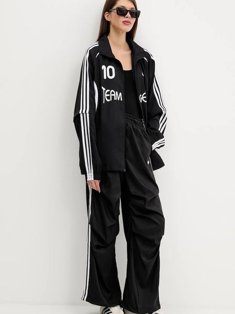adidas Originals spodnie dresowe Trackpant damskie kolor czarny z aplikacją KE9790