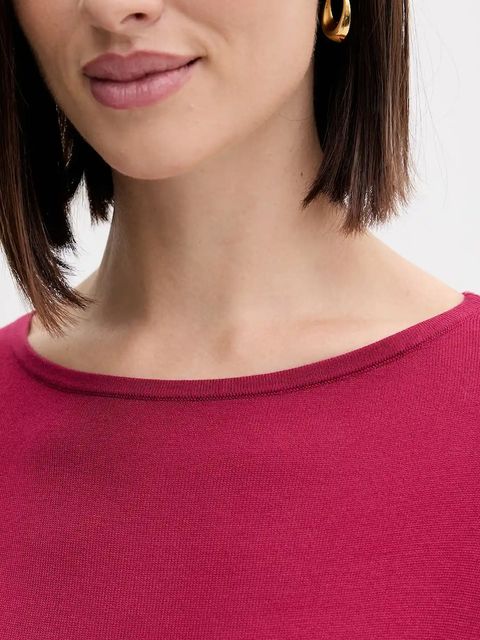 United Colors of Benetton sweter damski kolor różowy lekki 103VD10AV