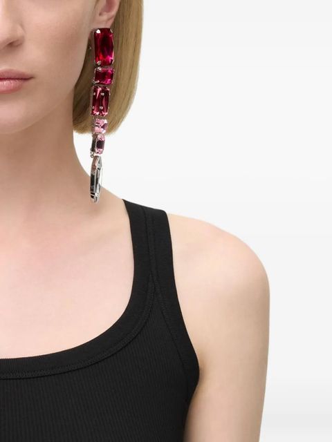 AREA crystal drop earrings - Pink - zdjęcie produktu nr 2