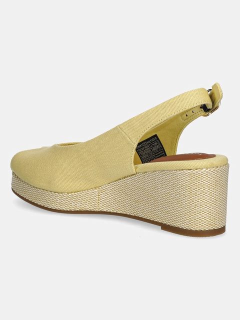 Tommy Hilfiger sandały FLAG MID WEDGE ESPAD SLINGBACK