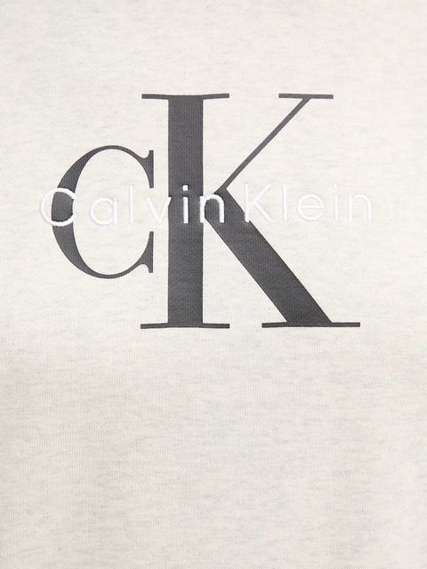 Calvin Klein Jeans bluza damska kolor beżowy z nadrukiem LV047B234G