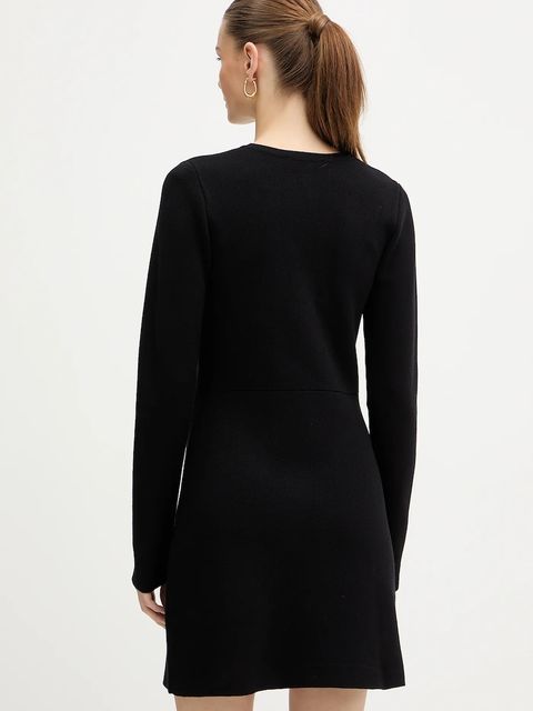 Morgan sukienka kolor czarny mini dopasowana RMRETRO