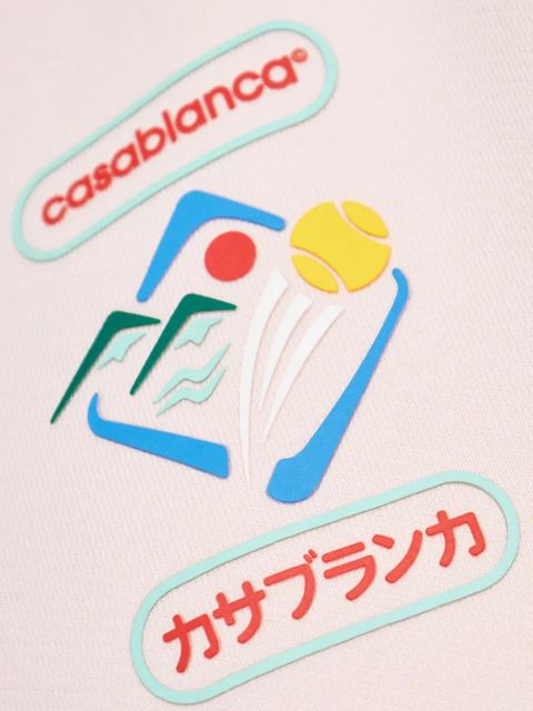 Casablanca Montaigne printed-graphic sweatshirt - Pink