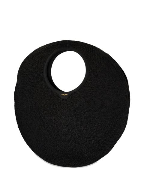 Cult Gaia circular-design shoulder bag - Black