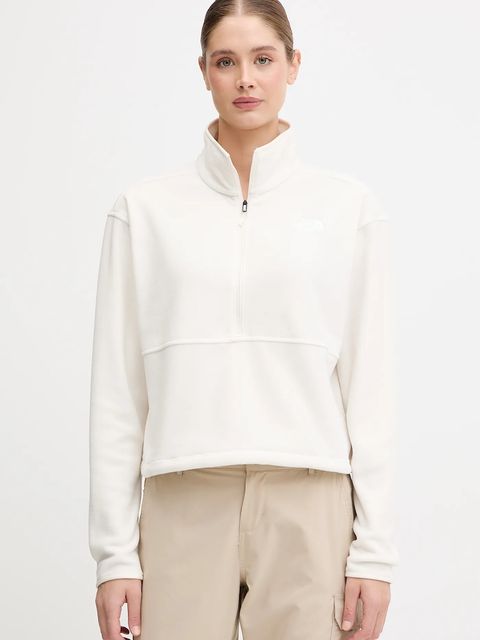 The North Face bluza polarowa damska kolor beżowy gładka NF0A8D2CQLI1 - zdjęcie produktu nr 1