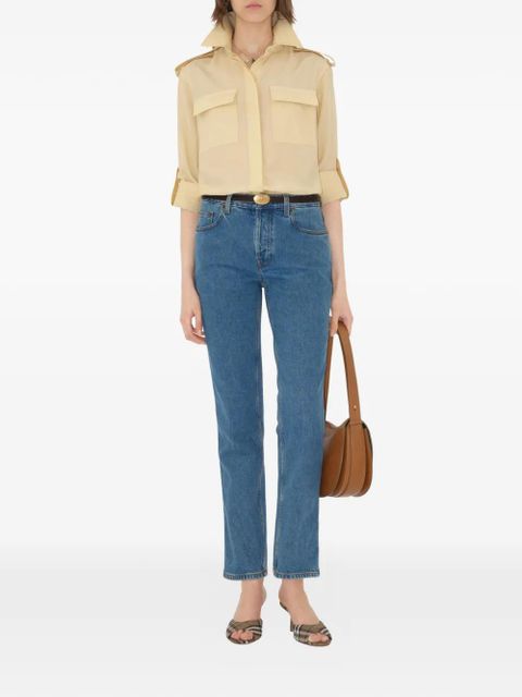 Burberry straight five-pocket jeans - Blue - zdjęcie produktu nr 2