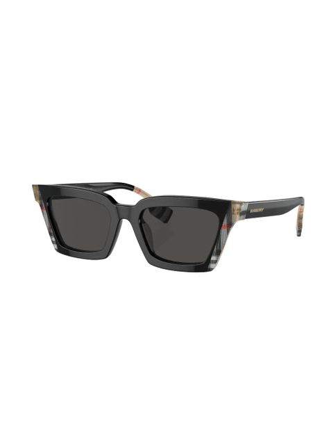 Burberry Eyewear Briar check-print sunglasses - Black