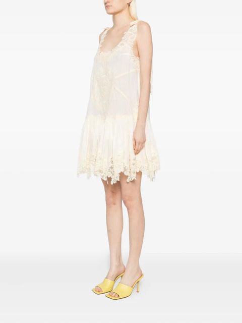 ZIMMERMANN Cascadian Lace mini dress - Neutrals - zdjęcie produktu nr 2