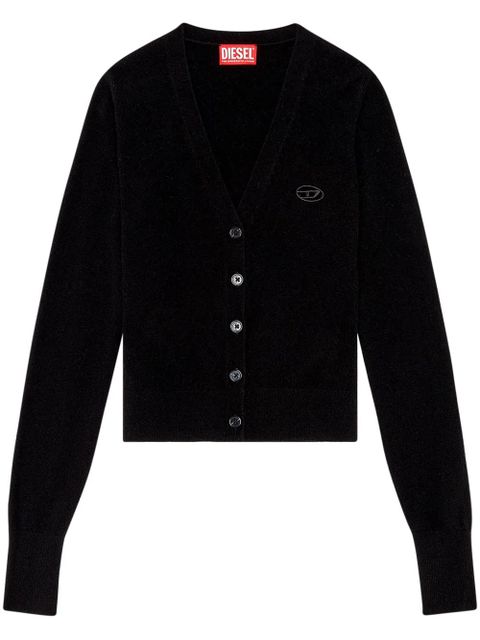Diesel M-Arte wool-blend cardigan - Black - zdjęcie produktu nr 1