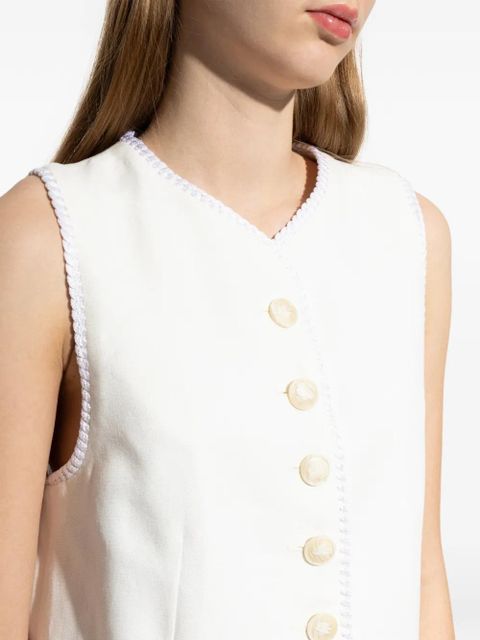 ETRO button-fastening waistcoat - White