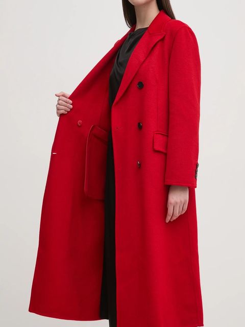 Pedro del Hierro płaszcz z domieszką wełny