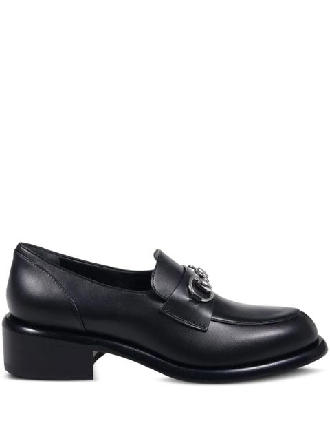 Gucci Horsebit heeled loafers - Black - zdjęcie produktu nr 1