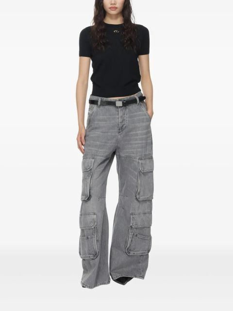 Diesel M-Aline T-shirt - Black - zdjęcie produktu nr 2