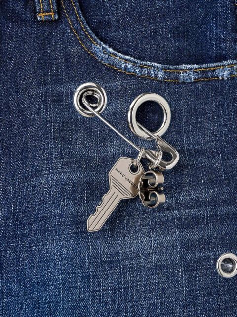 Marc Jacobs Grommet denim shorts - Blue