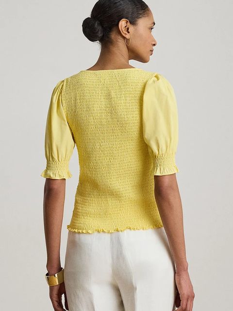 Lauren Ralph Lauren bluzka damska bawełniana - zdjęcie produktu nr 1