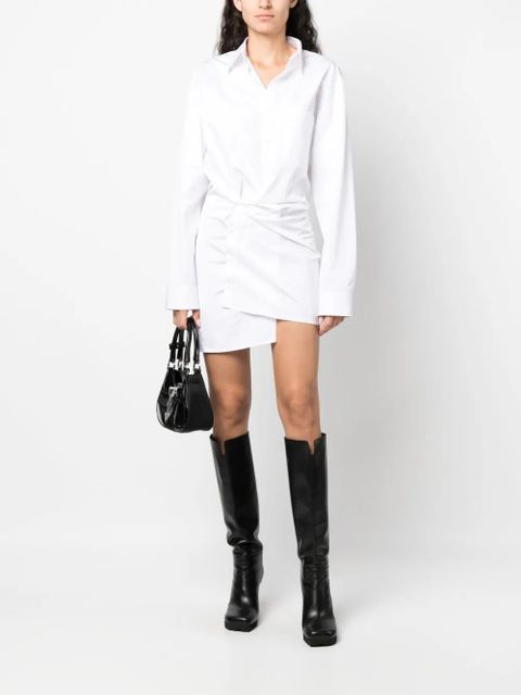 Off-White asymmetric cotton shirtdress