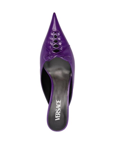 Versace Pin-Point 50mm mules - Purple - zdjęcie produktu nr 2