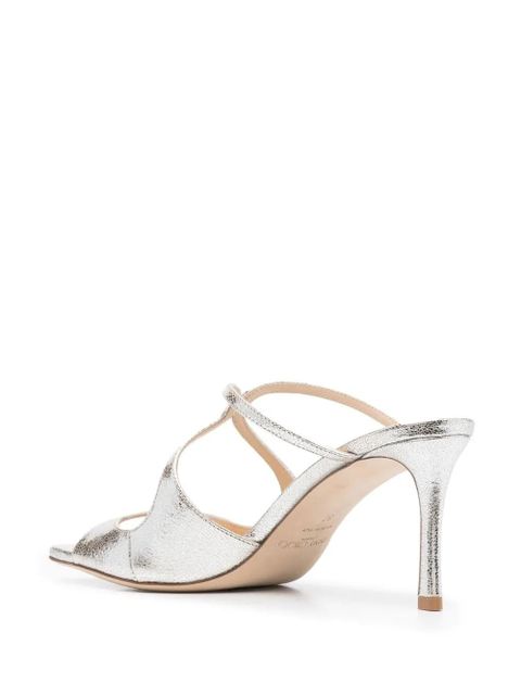 Jimmy Choo Anise 75mm mules - Grey - zdjęcie produktu nr 2