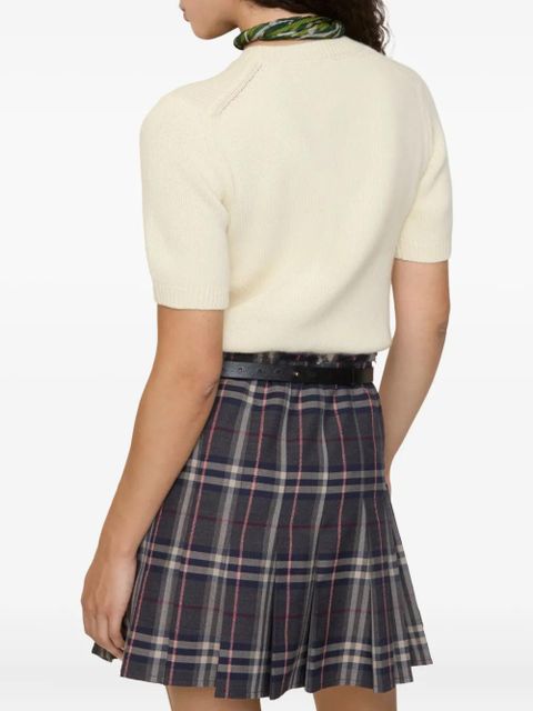 Burberry logo-equestrian knight T-shirt - Neutrals