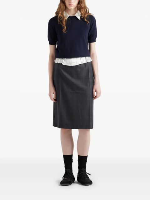 Prada wool skirt - Grey - zdjęcie produktu nr 2