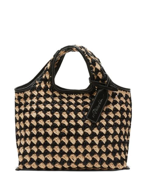 3.1 Phillip Lim patterned tote bag - Black - zdjęcie produktu nr 1