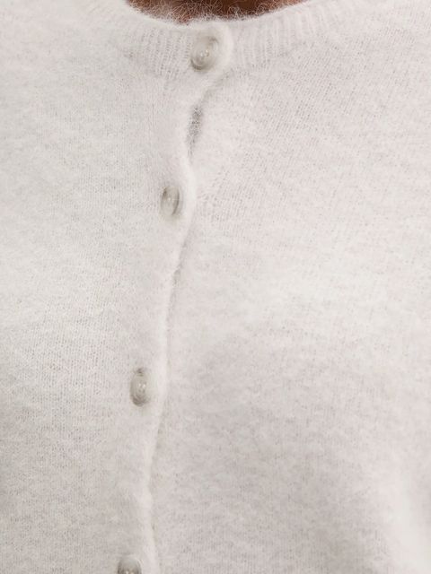 Marella kardigan z dodatkiem alpaki damski kolor beżowy 2523346072200