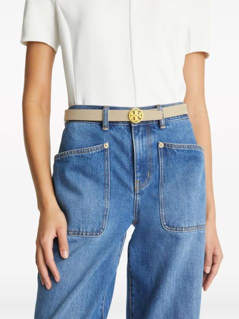 Tory Burch Miller reversible belt - Grey