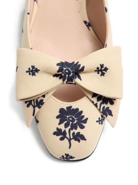 Valentino Garavani 45mm Bowow Décolleté pumps - Neutrals