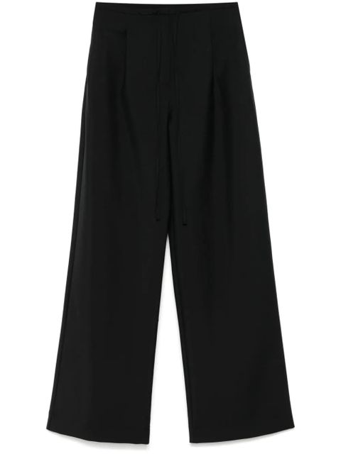 Róhe drawstring trousers - Black - zdjęcie produktu nr 1