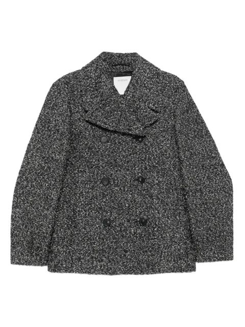 Sportmax double-breasted speckled coat - Black - zdjęcie produktu nr 1