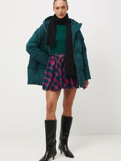 Medicine kurtka puchowa damska kolor zielony zimowa oversize - zdjęcie produktu nr 2