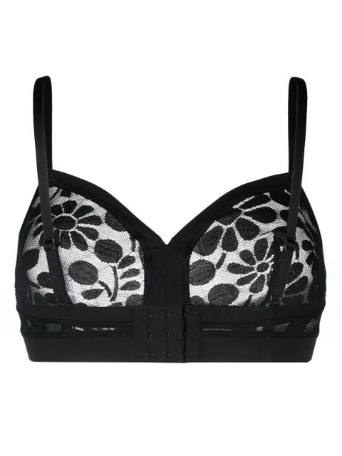 ERES Feminin wireless floral lace bra - Black - zdjęcie produktu nr 2