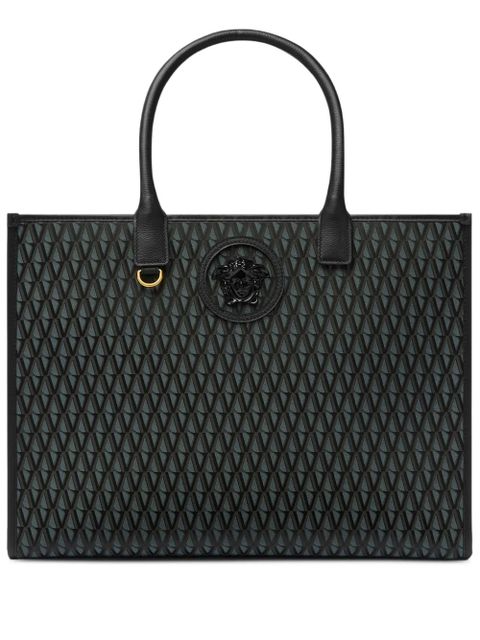 Versace monogram tote bag - Black - zdjęcie produktu nr 1