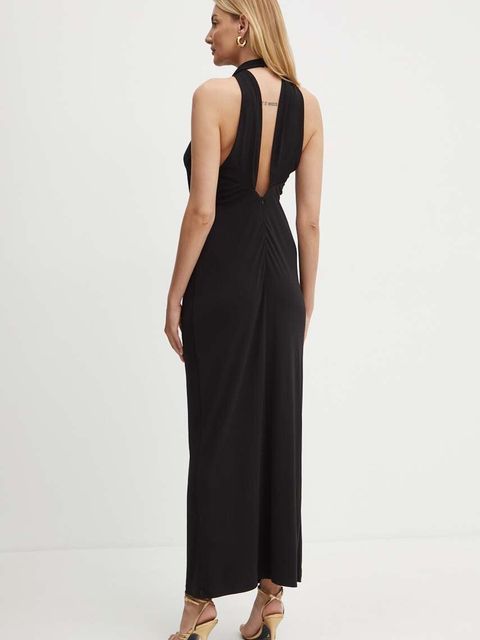 MAX&Co. sukienka kolor czarny maxi dopasowana 2426626021200