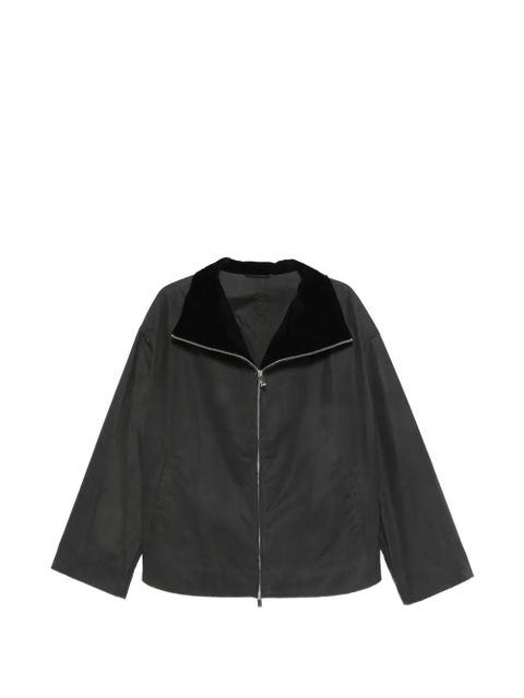 TOTEME zip-fastening long-sleeve jacket - Black - zdjęcie produktu nr 1