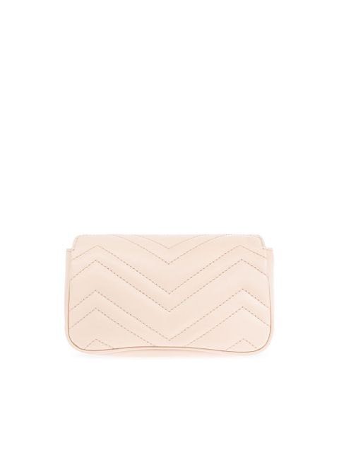 Gucci super mini GG Marmont shoulder bag - Pink