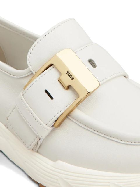 Tod's buckle-strap sneakers - Neutrals
