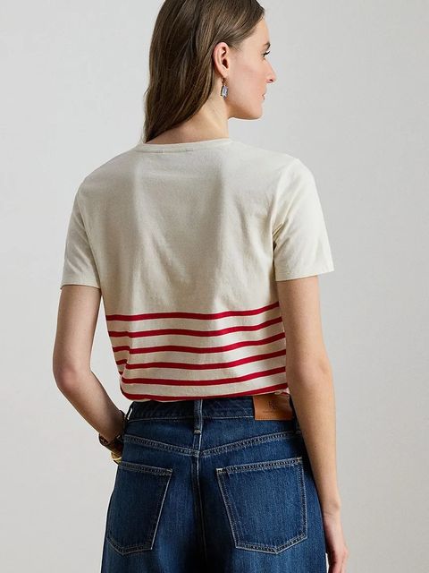 Lauren Ralph Lauren t-shirt damski bawełniany - zdjęcie produktu nr 1