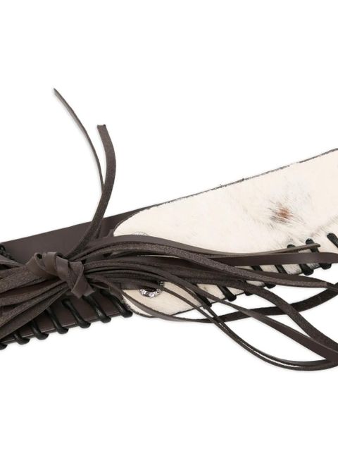Vivienne Westwood leather belt - White - zdjęcie produktu nr 2