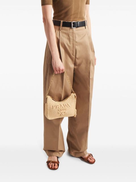 Prada cotton trousers - Neutrals