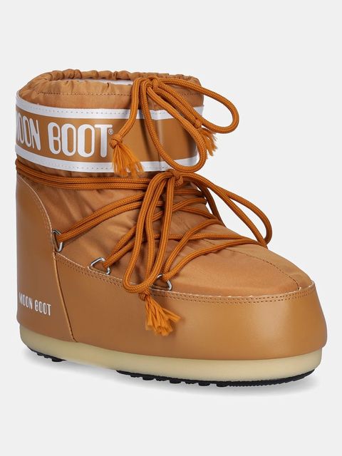 Moon Boot śniegowce MB ICON LOW NYLON kolor brązowy 80D1409340 M008 - zdjęcie produktu nr 1