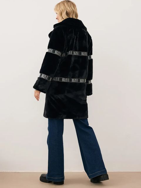 Bizuu płaszcz FLORENCE kolor czarny FLORENCE CZARNY