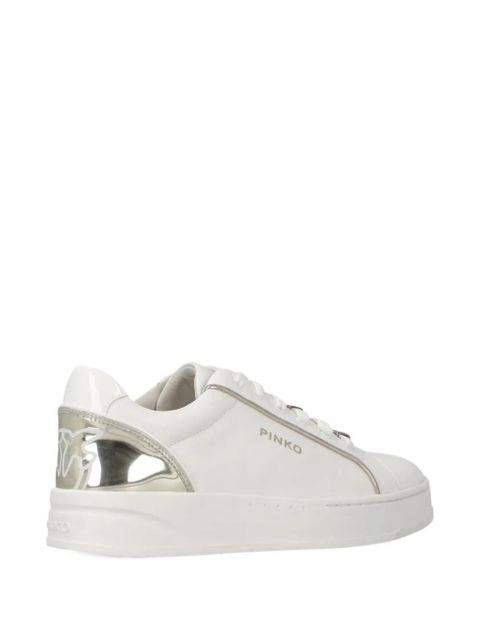 PINKO logo-lettering sneakers - White