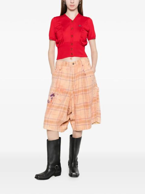 Vivienne Westwood Pamela ruched cardigan - Red - zdjęcie produktu nr 2