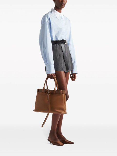 Prada large Buckle tote bag - Brown - zdjęcie produktu nr 2