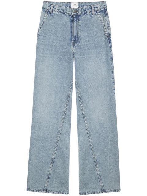 ANINE BING Briley high-rise wide-leg jeans - Blue - zdjęcie produktu nr 1