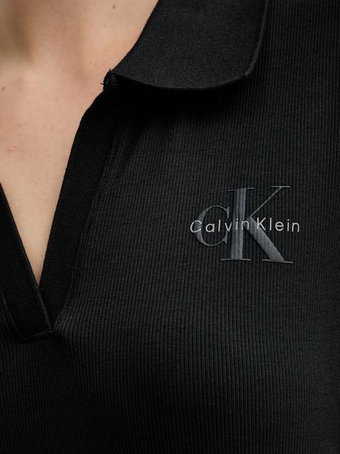 Calvin Klein Jeans sukienka kolor czarny mini rozkloszowana LV047D214G