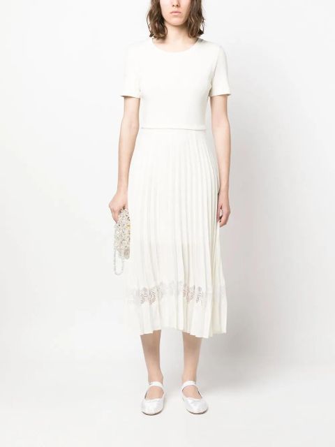 Claudie Pierlot Twist midi dress - Neutrals - zdjęcie produktu nr 2